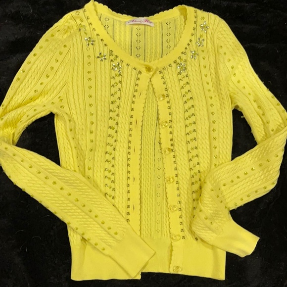 Alannah Hill Cotton Cardigan Size 6 